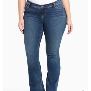 Torrid Source of Wisdom slim bootcut jeans size 16